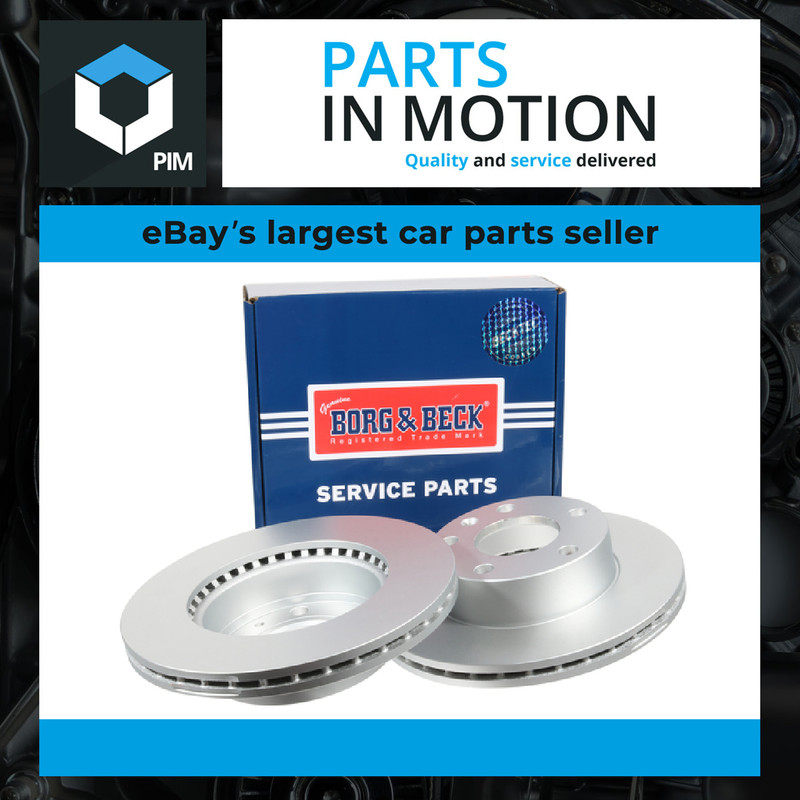 2x Brake Discs Pair Vented Front 294mm BBD4687 Borg & Beck Set 545110027 Quality