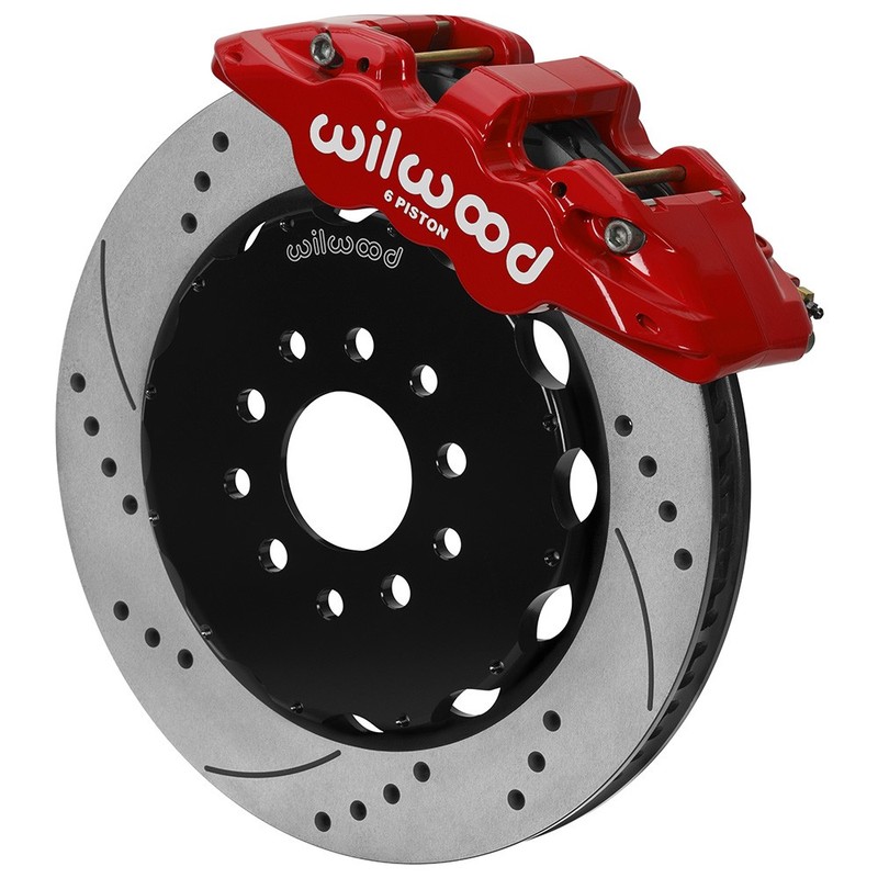 Wilwood 140-15705-DR AERO6 Front Big Brake Kit for 2001-2013 Chevy Corvette