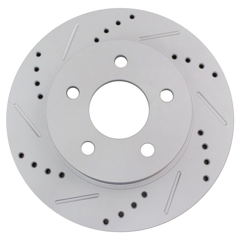 Brake Rotor Performance Drilled Slotted G-Coated Rear Pair for Chevy gallery
