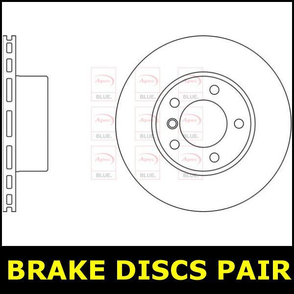 Brake Discs Pair Front FOR E39 2.0 2.2 2.5 2.8 3.0 3.5 95->04 CHOICE2/2 Blue gallery