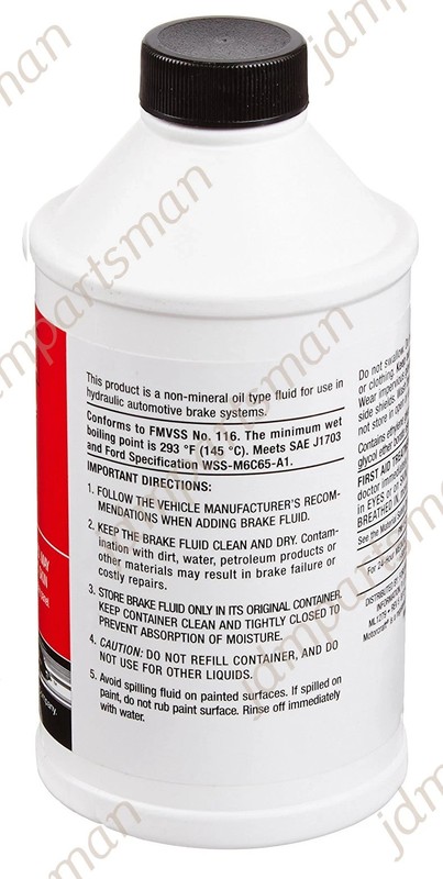 Motorcraft - High Performance DOT 3 Brake Fluid 12 oz (Pack of 5) for Ford gallery