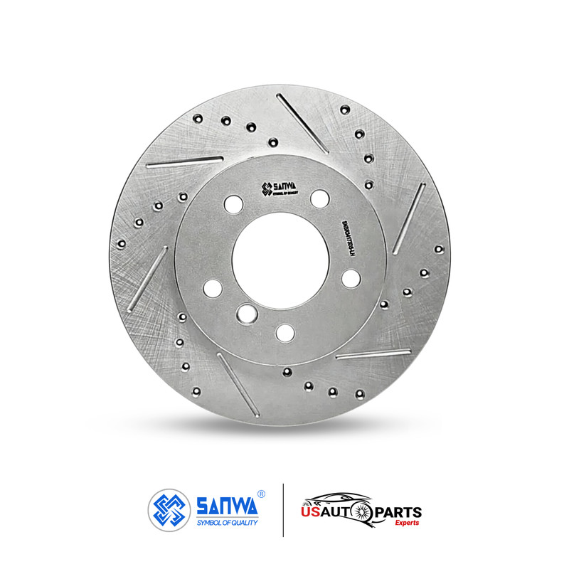PAIR OF FRONT LH BRAKE ROTOR VENTED & GEOMET COATED D&S 300MM FOR BMW 99-08 gallery