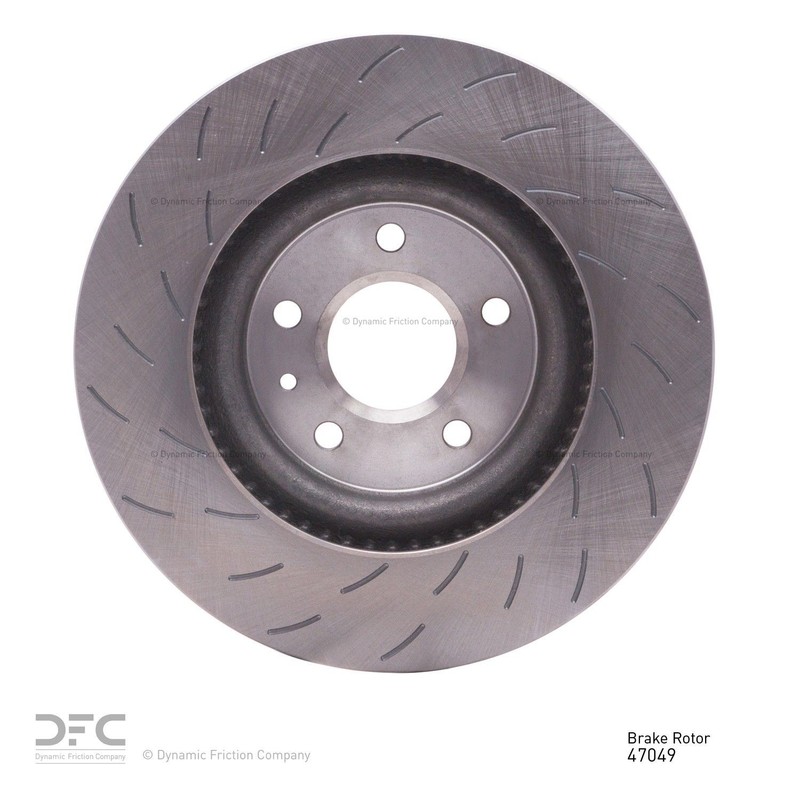 Dynamic Friction 610-47049 Disc Brake Rotor - Slotted For 14-19 Corvette gallery