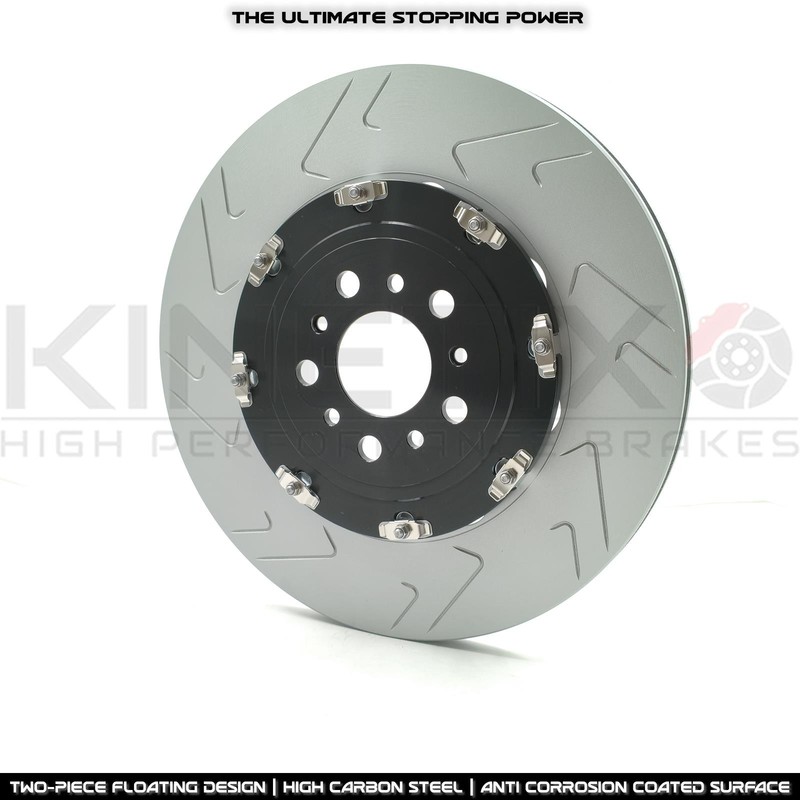 FOR BMW M3 G80 G81 M4 G82 G83 REAR TWO PIECE FLOATING BRAKE DISCS 370mm X 24mm gallery