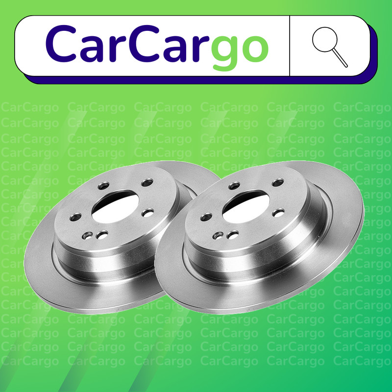 Solid Rear Brake Discs Mercedes Vito / Mixto E-CELL 2012-2024 296 mm