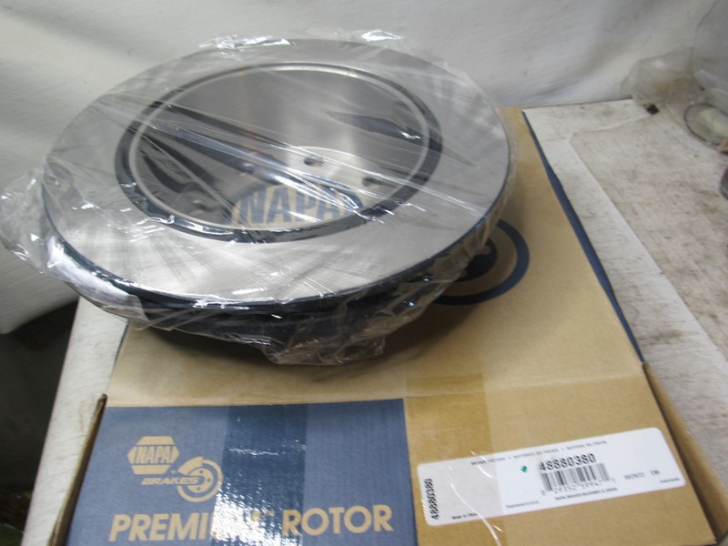 Two Napa premium front brake disc rotor 48880380