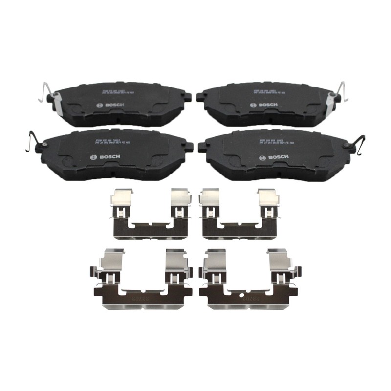 DuraGo Front Rotor Bosch QuietCast Semi-Met Disc Brake Pad Kit For Legacy 3.0 09 gallery
