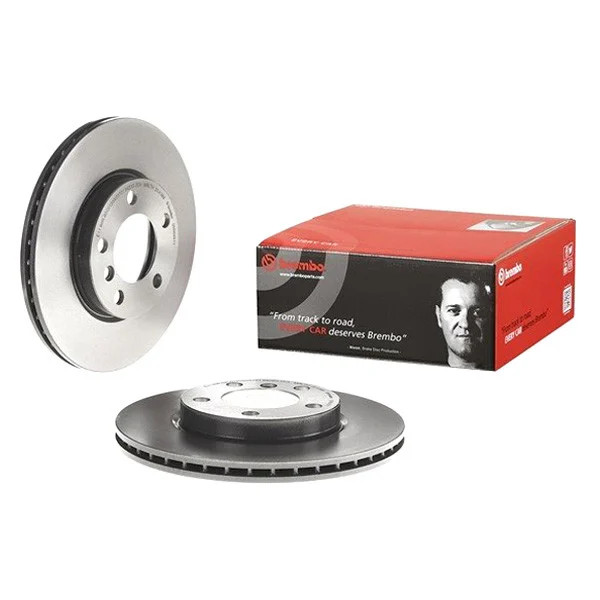 For Mini Cooper Countryman 11-16 UV Coated Series Plain Vented Front Brake Rotor