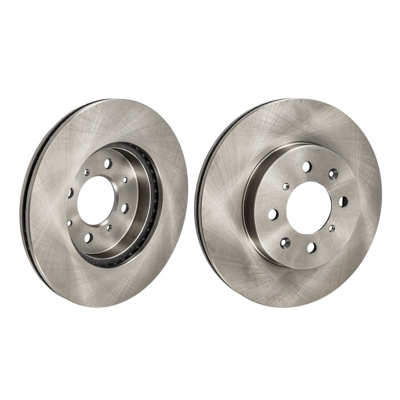 Pair 2 Front Disc Brake Rotors for Honda Fit 2007-2014 Acura Integra 1990-2001 gallery