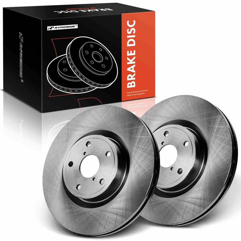A-Premium Front Disc Brake Rotors for Subaru Impreza 2005-2014 WRX STI 2013-2017
