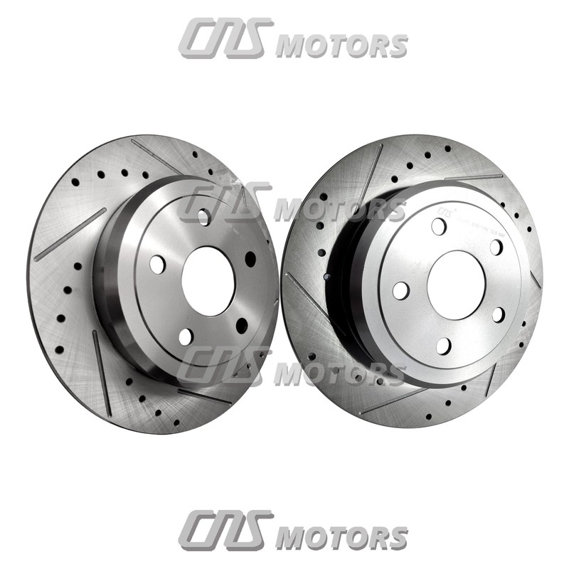 Discos de freno perforados traseros 53061 para Dodge Durango 2011-2020 gallery