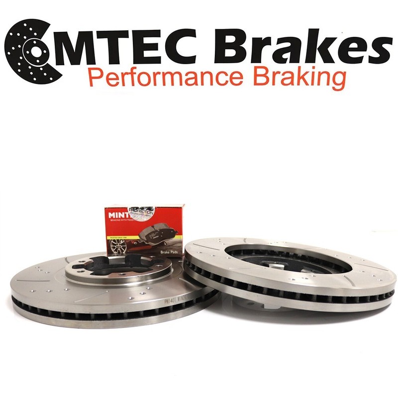Front Brake Discs and Pads For Nissan Navara D22 2.5TD 11/2001 On (300mm) gallery