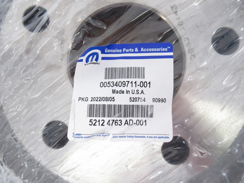 Genuine OEM Mopar Dodge Jeep 52124763AD Rear Brake Rotor