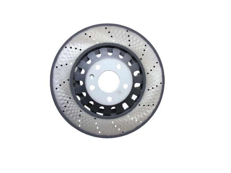 2PCS Front 375mm Drilled Brake Disc Rotors for 2018-2023 Audi RS5 US SELLER gallery