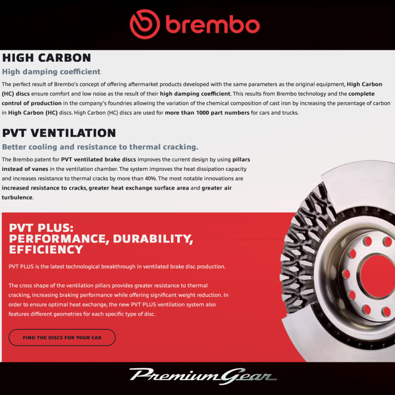 Front+Rear Brembo Disc Rotors full set for Audi SQ5 FYB FYG 2014-2025 gallery