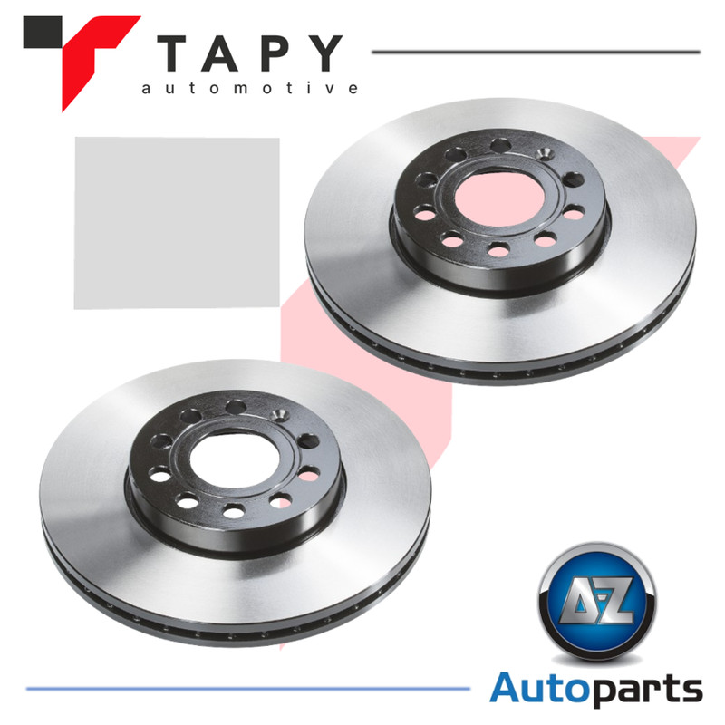 For VW – Golf MK5, MK6, Plus 2003-2013 Front 280mm Vented Brake Discs Tapy