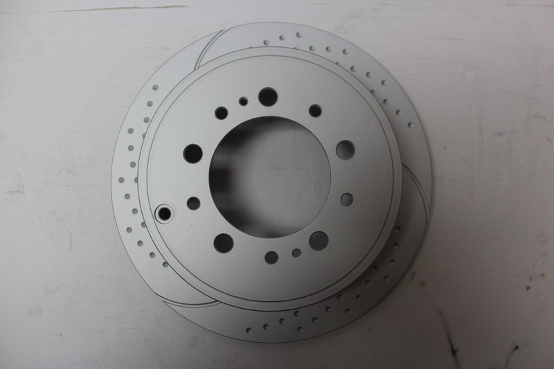 Raptor Series Rear Brake Rotors and Pads for 2008-2021 Toyota Land Cruiser gallery