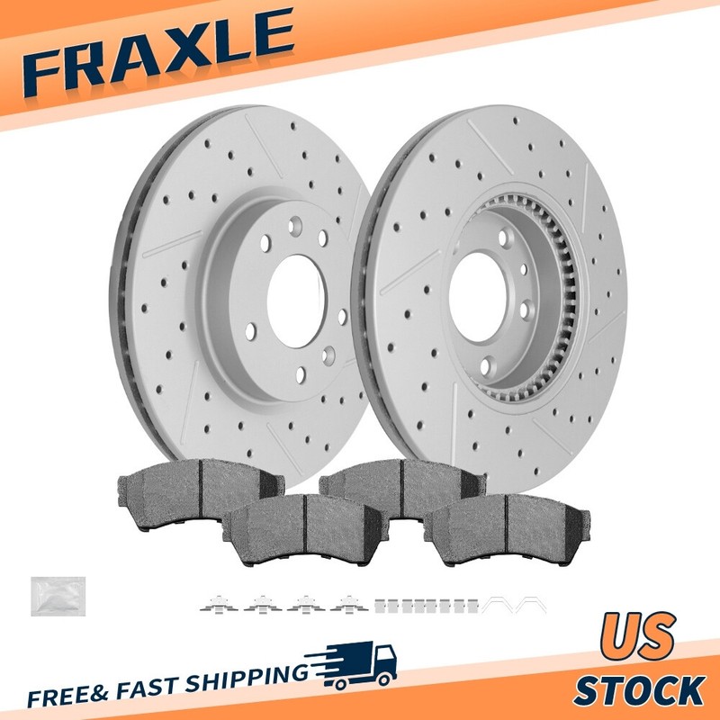 299mm Front Brake Rotor Ceramic Pad For Ford Fusion Mazda 6 Lincoln Mkz Zephyr