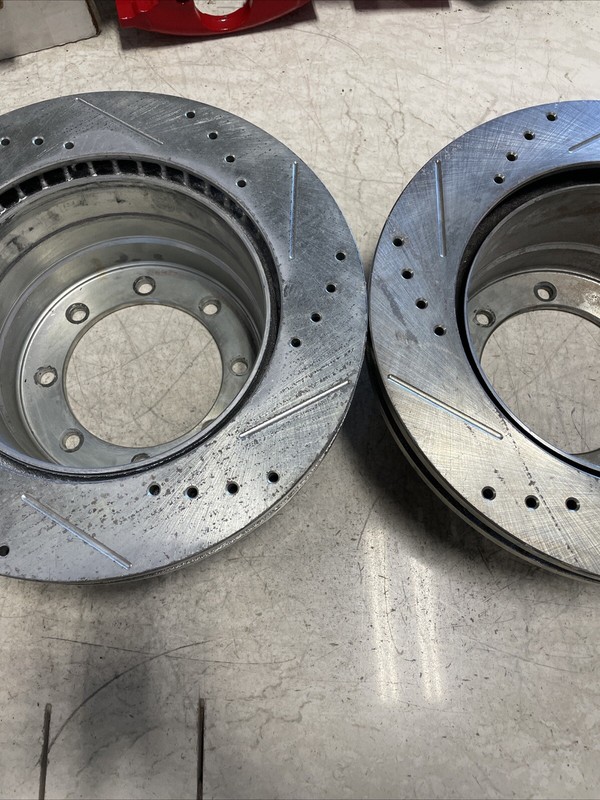 POWERSTOP AR85118XPR, Set-Rear Drilled, Slotted and Zinc Plated Brake Rotor Pair