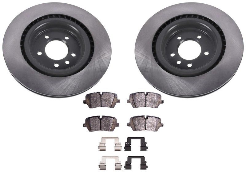 Rear Disc Brake Rotors Disc Brake Pads fits Land Rover Discovery 2017 2020 2024