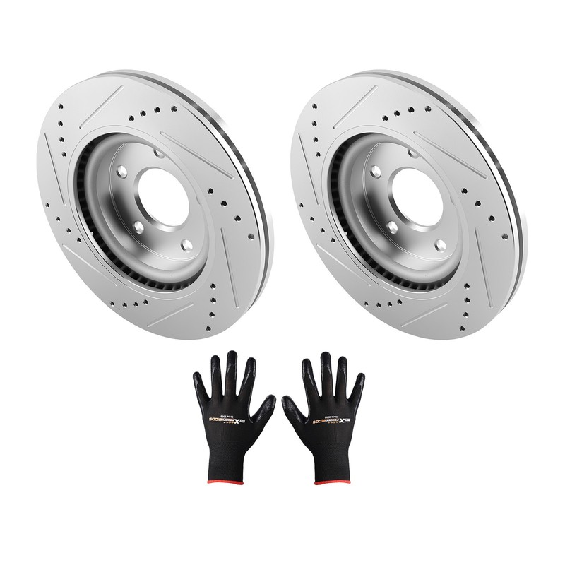 Front Drilled & Slotted Disc Rotors For Nissan Altima 2007 – 2023 S-31464