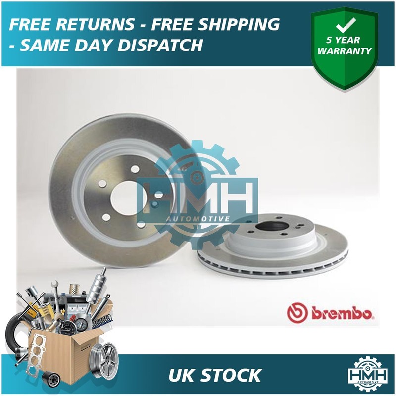 Fits Mercedes C-Class 2007- E-Class 2009-2016 HMH Rear Brake Discs #2