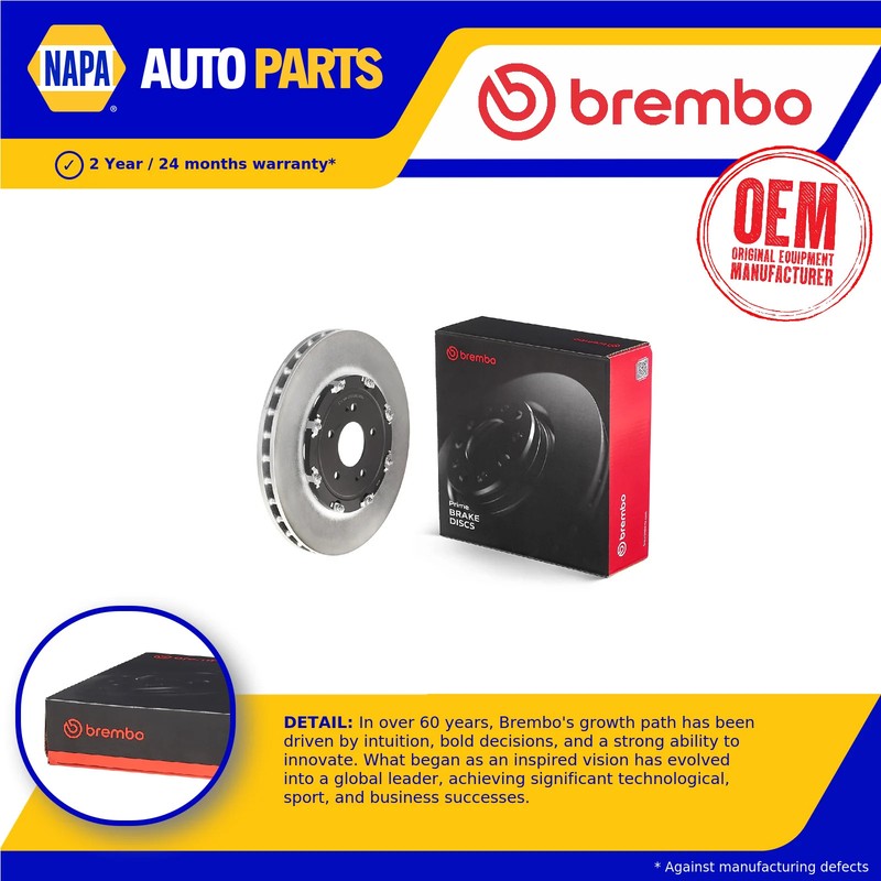 2x Brake Discs Pair Vented fits MITSUBISHI LANCER Mk8 2.0 Front 2007 on 350mm