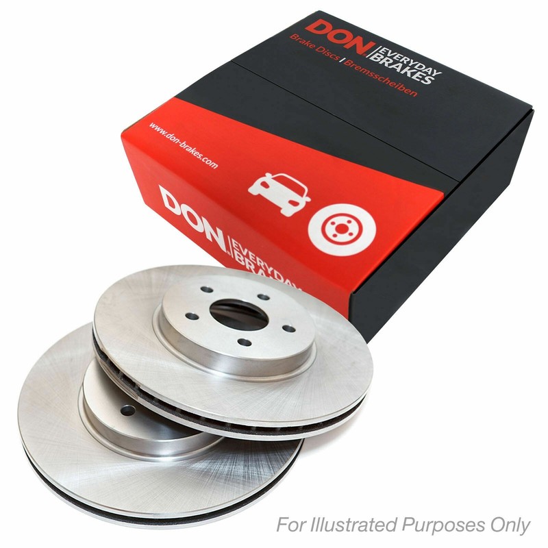 DON PCD12492 BRAKE DISCS X 2 FIT TOYOTA RAV4 CAMRY PRIUS AURIS SAME DAY DISPATCH