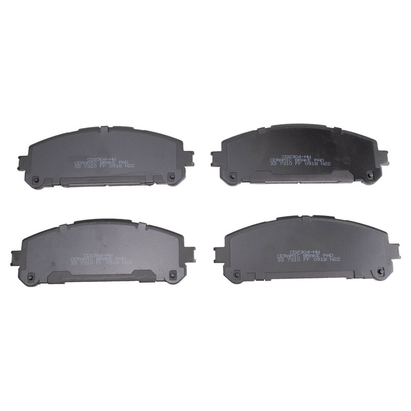 TRQ Performance Front Brake Pad & Rotor Kit Premium G-Coated Ceramic Fits Toyota gallery
