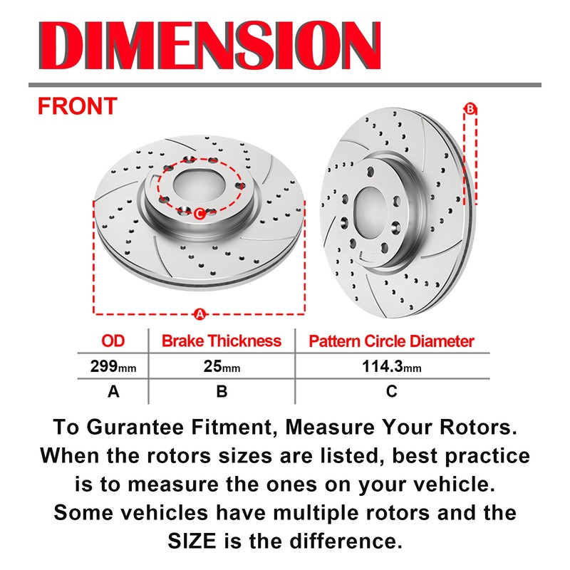 Front Rear Slotted Rotors and Brake Pads Brakes Kit Fit MKZ Mazda 6 Ford Fusion gallery