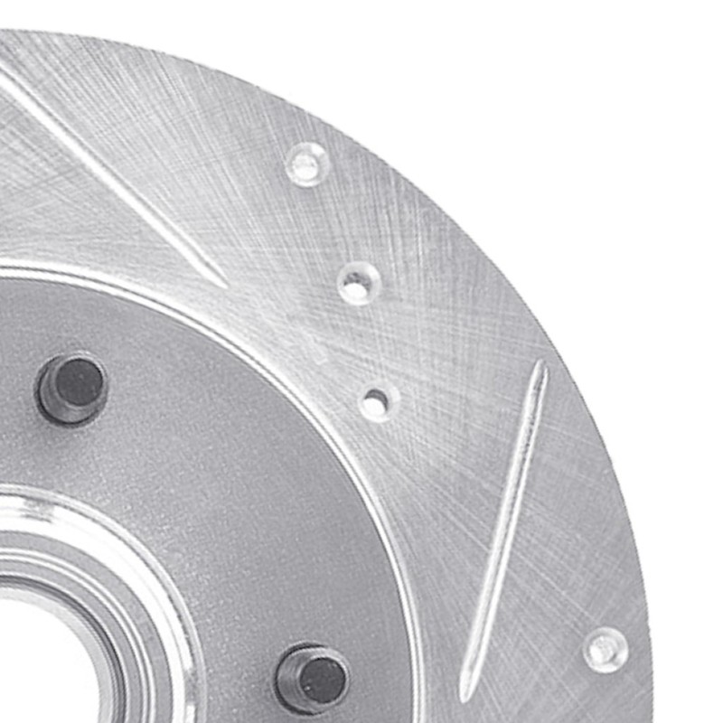 For GMC S15 Jimmy 1990 1991 Brake Rotors Front | Silver | Drilled And Slotted gallery