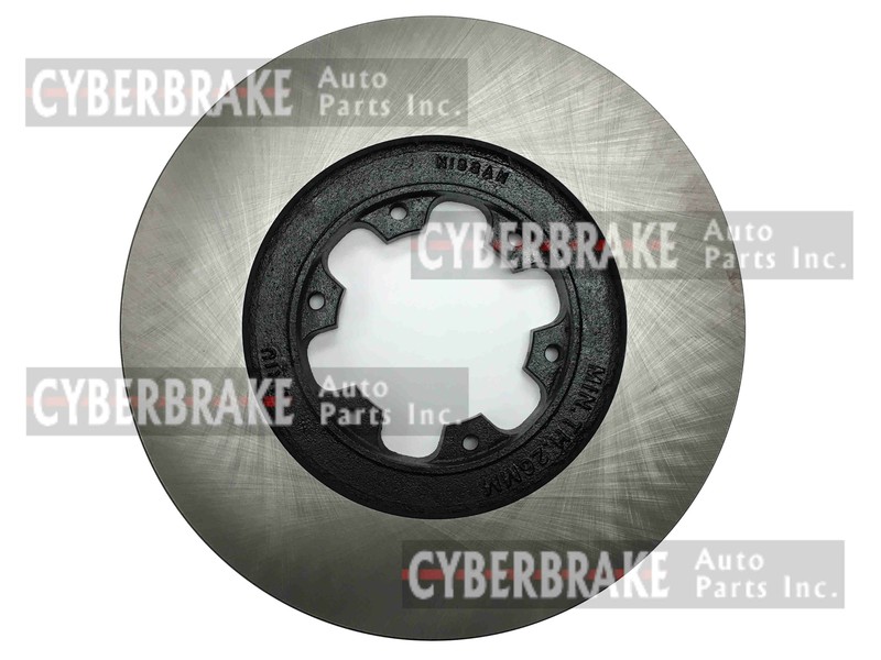 31250E Front Premium Black E-Coat Rotor Pair of 2 gallery