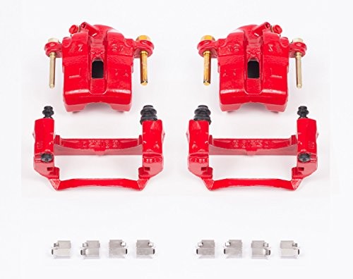Power Stop S1704 Performance Front Brake Calipers Powder Coated Red Pair gallery