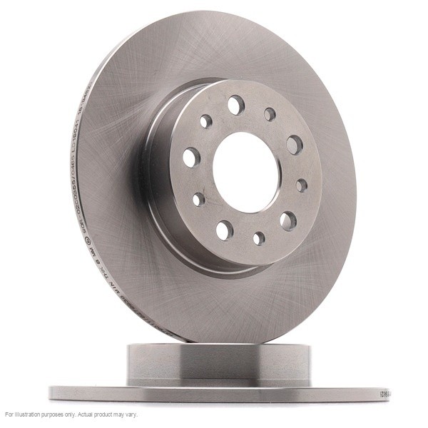 2X APEC Rear Brake Discs for FIAT TIPO Hatchback 2016- 251mm Solid SDK6796 gallery