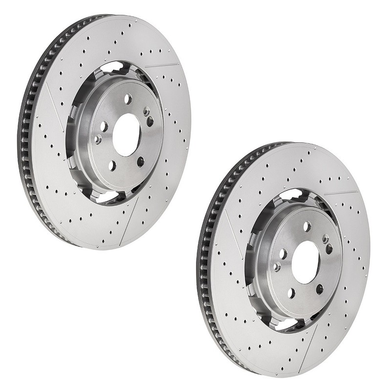Brembo Pair Set 2 Rear PVT 370mm Disc Brake Rotors For Mercedes-Benz W167 X167