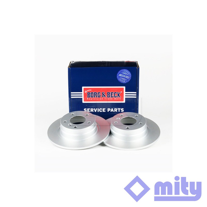 Fits BMW 3 Series 1 1.6 1.8 2.0 D 1x Brake Disc Rear Mity 34214031275 gallery