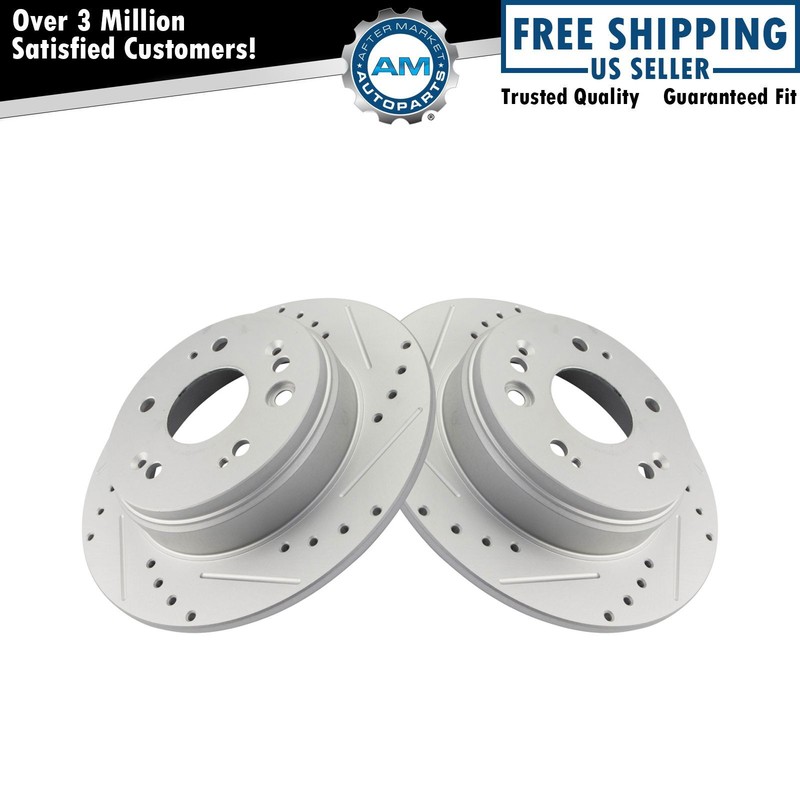 Rear Brake Rotors Set For 2002-2004 Honda CR-V