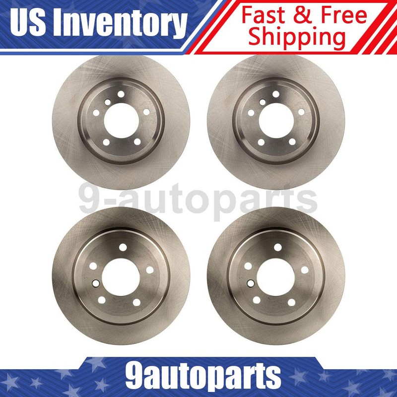Front & Rear Disc Brake Rotors for 2006 2007 2008 2009 2010 BMW 130i