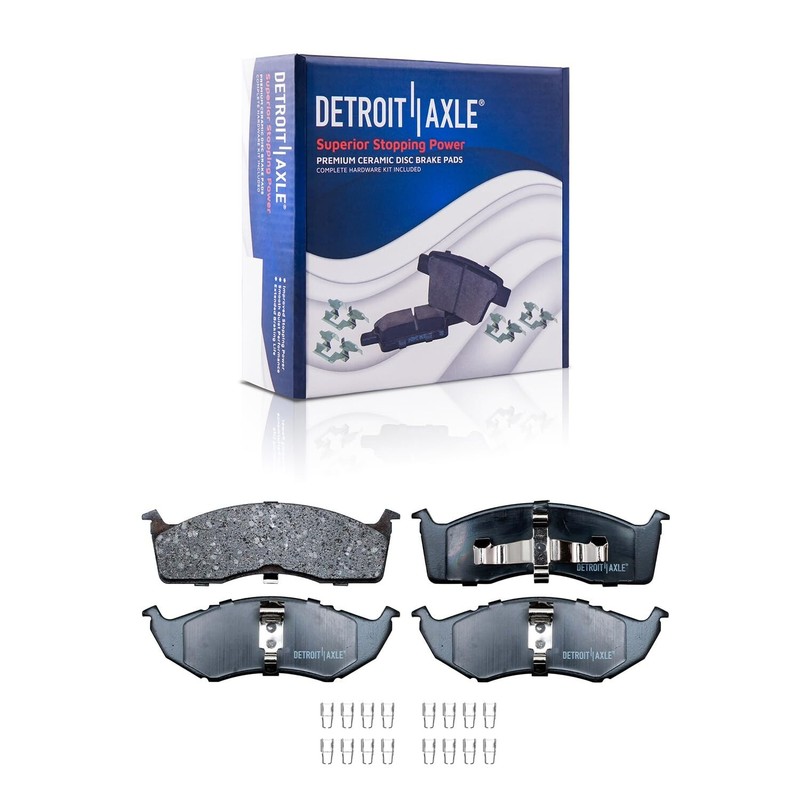Front Drilled Rotor + Ceramic Brake Pad for 97-00 Grand Caravan Voyager Prowler gallery