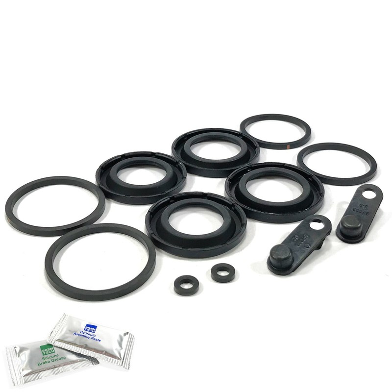 FRONT BRAKE CALIPER REPAIR SEALS FIT ALFA 147 166 2.5 3.0 3.2 BREMBO BCK4218F