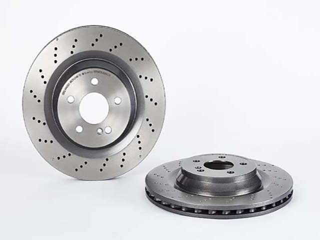 Rear Brake Rotor For 2003-2008 Mercedes SL55 AMG 2004 2005 2006 2007 CK944FT