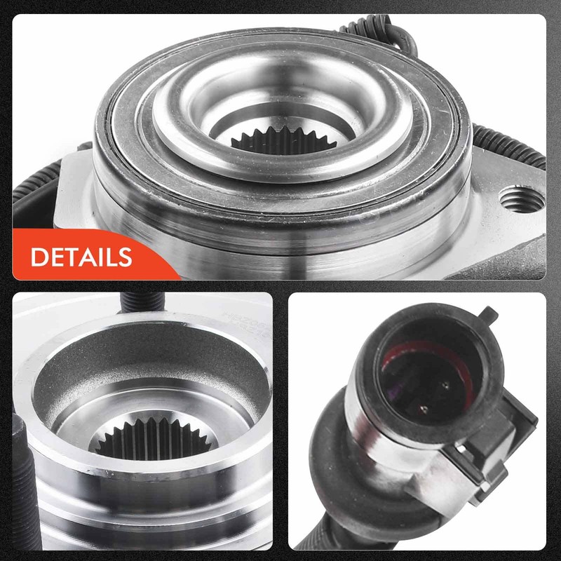 Front Disc Brake Rotor & Pads + Wheel Hub for Ford Explorer Mercury 2002-2005 gallery