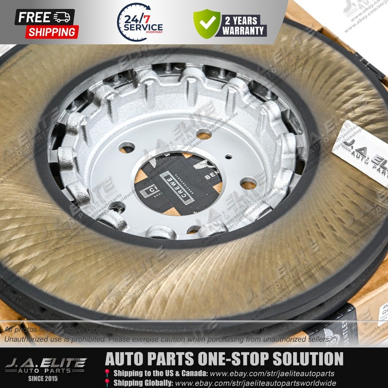 4pcs Front & Rear Brake Discs Set fit Bentley Bentayga 4M0615601N, 4M0615301AR gallery