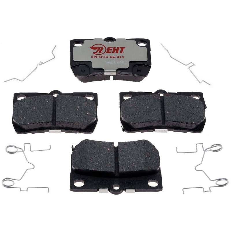New OE Front & Rear Ceramic Brake Pads Kit For 2006-2013 Lexus IS250 9 Yr Warr.