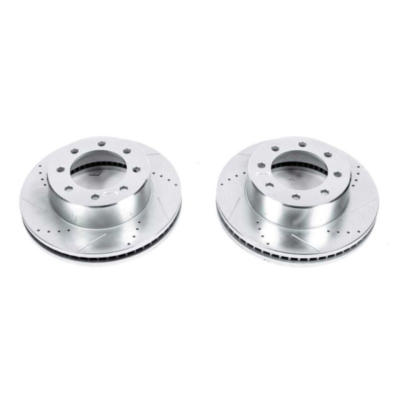 PowerStop AR8373XPR Drilled & Slotted Rotors for Dodge Ram 2500 & 3500 – Pair