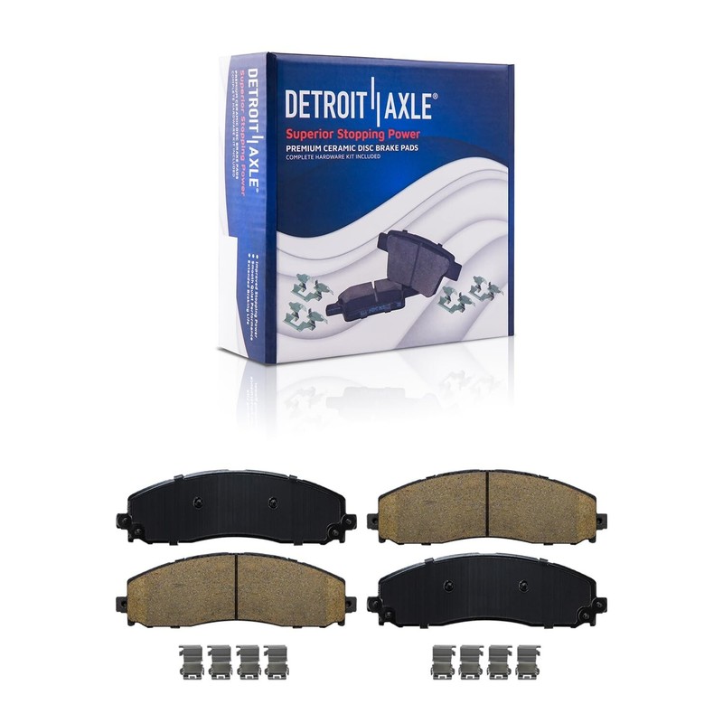 8pc Front Rear Brake Rotors Brake Pads for 2013-2021 Ford F-250 F-350 Super Duty gallery