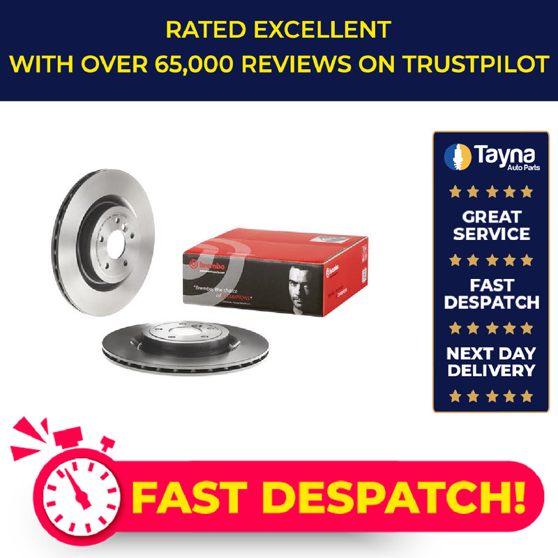 2x Brake Discs Pair Vented fits JAGUAR XF X260 2.0D Rear 2015 on 325mm Set New