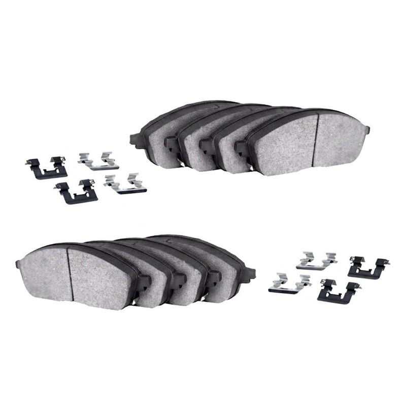 For Volvo S40 2004-2011 Rotor Set | Front And Rear | Cast Iron | Vented | Silver gallery