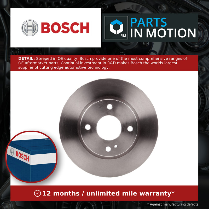 2x Brake Discs Pair Vented fits FORD FIESTA Mk6 1.25 Front 08 to 17 257.9mm Set