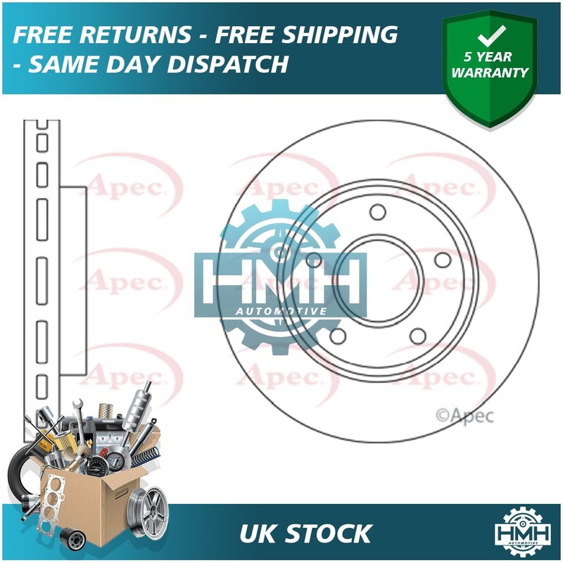 Fits Mitsubishi L200 2007-2008 2.5 D Brake Disc Front Poppy MN102275